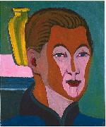 Ernst Ludwig Kirchner Head of the painter Spain oil painting artist
